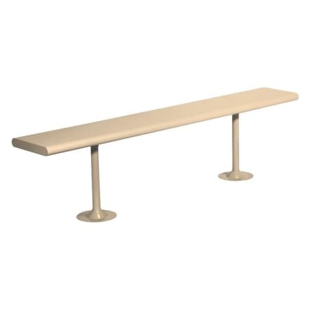 Asi Locker Bench Top Plastic 48W x 12D Gray 11-9164802 9200